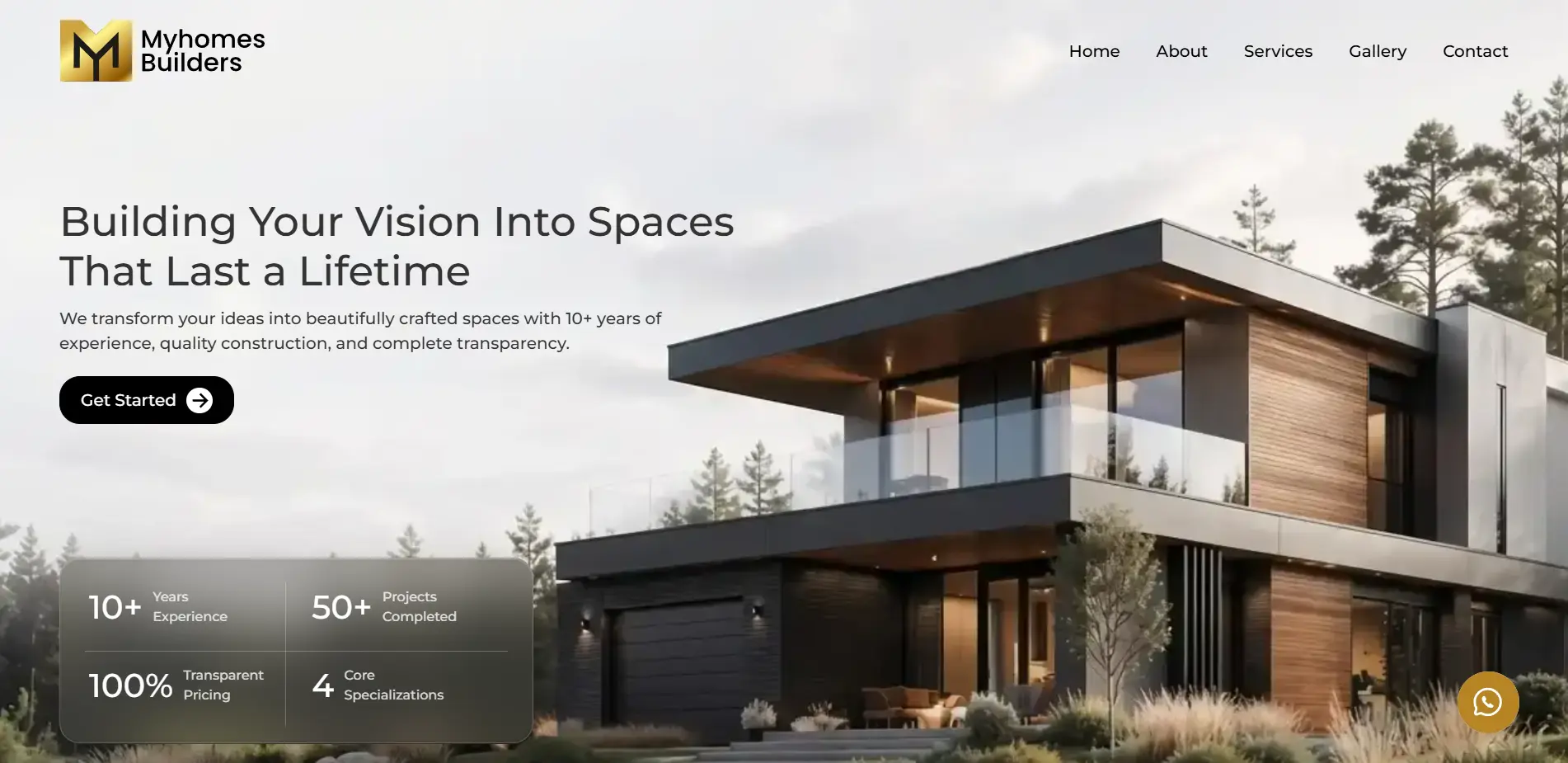 MyhomesBuilders homepage